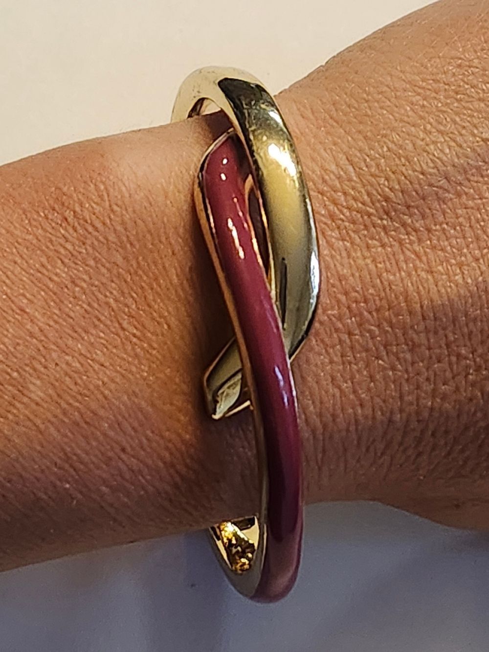 Gold and Mauve Twisted Cuff Bracelet - Women Jewelry Tommy Bahama